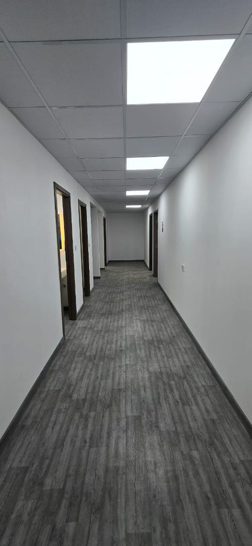 Corridor serving the offices